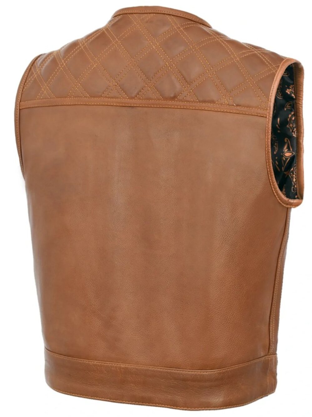 Rugged Ridge Men’s Premium Leather Riding Vest (Signature Collection) - Picture 2 of 3